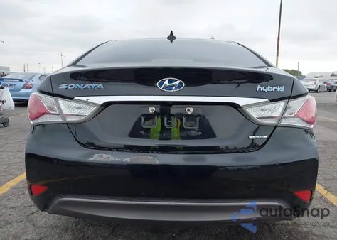 2015 Hyundai Sonata Hybrid Limited из США, поврежденный, VIN KMHEC4A4XFA131067